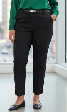 Ava & Viv NWT Black High Rise Fitted HIp & Thigh Ankle Length Pants 20 Stretch