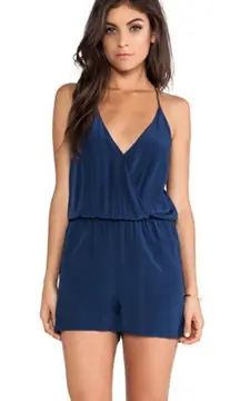 Jaco Silk Drape Wrap Romper