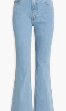 Ganni Denim Betzy high rise flared jeans size 24 waist 32L
