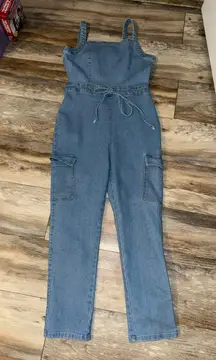 Tinsel Town Denim Jumpsuit