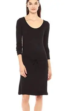 Daily Ritual black drawstring long sleeve dress XS