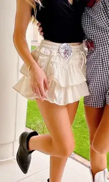 White Skort