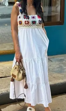 Slate & Willow‎ Crochet Midi Dress Size XS