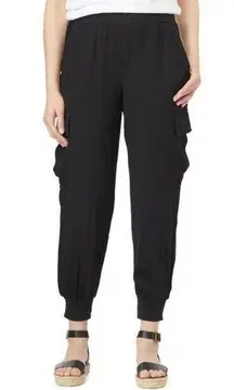 C&C California Womens Black Night Mya Cargo Pants Athleisure SMALL NWT Outdoors