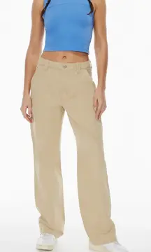 TNA Arritzia Greenwich Carpenter Pants Women's Size 4 Utility Khaki Beige‎