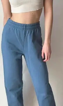 Reformation Jeans Classic Jogger Sweatpants‎ in Parisian Blue Size XS