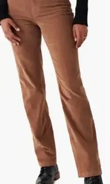 Faherty Julianne dyed corduroy straight leg pants jeans 26 academia norm fall