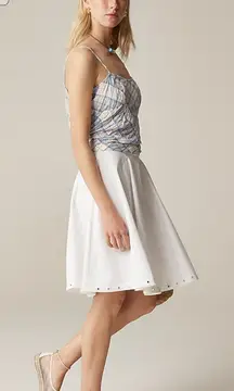 J.Crew Circle skirt with mirror embellishments