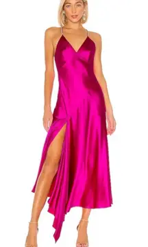 Revolve Pink Rhinestone Formal Dress