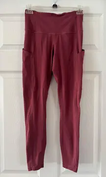 CRZ Yoga Woman’s Hibiscus Workout Leggings - Size Small