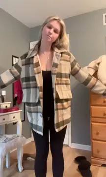 Fleece Flannel Jacket