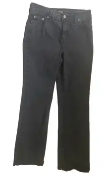 Y2K VTG Levis 512 Perfectly‎ Slimming Jeans Women 10M Black Bootcut Western