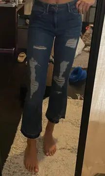 Distressed Jeans