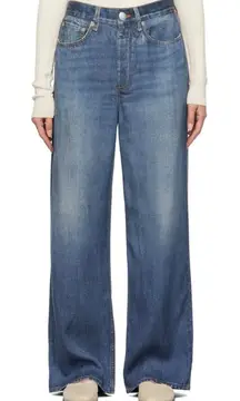 NWT rag & bone Liquid Miramar in Redwood Photo Printed Faux Jean Pants 24