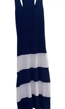 Finn & Clover navy stripe dress size M