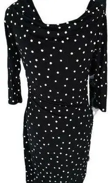 Ann Taylor  Loft Polka Dot Dress Size Small