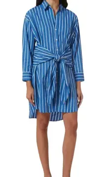 Faithfull The Brand Norah Striped Shirtdress