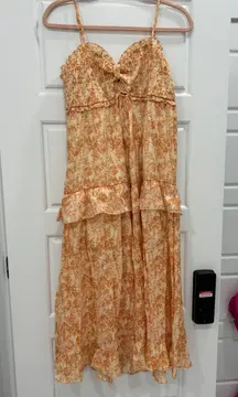 Orange Maxi Dress