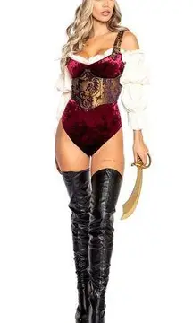 NEW Roma Elegant Pirate Maiden Costume Size Small