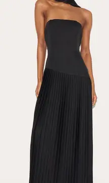 Pretty Little Thing Asymmetric Pleated Dress