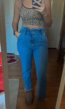 High Waisted Mom Jeans