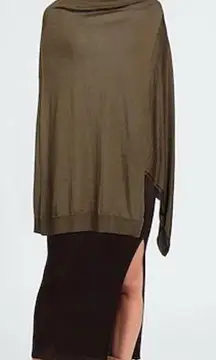 Ulla Johnson Wool Green Poncho Cape Size XL