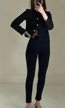 Modern Citizen Brooke High Waisted Ponte Pant Black Size XS