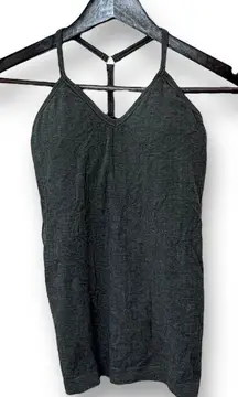 Sweaty Betty Women's Gray Padded Strappy Back Camisole Tank‎ Top Size S