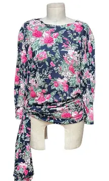 RE/DONE x The Attico‎ Side Cascade Top Assorted Floral Print Size Large