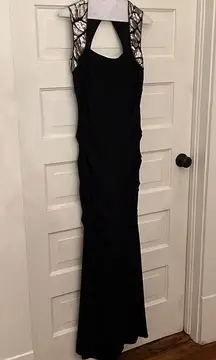 Black Mermaid Gown