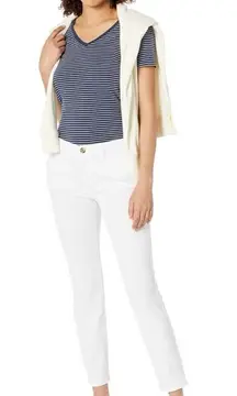 Tommy Hilfiger Stretch Slip Chino Hampton White Pants Size 12