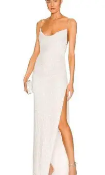 retrofete Katya Dress in Moonglow White