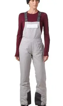 Spyder Womens The Terrain GTX Bib Silver Overalls Ski snowboard insulated Med