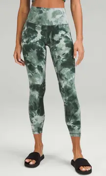 lululemon Align High-Rise Pant 25" Diamond Dye Starlight Smoked Spruce Size 2