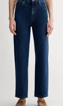 Everlane The Way High Straight Leg Jeans in Vintage Indigo Size 28