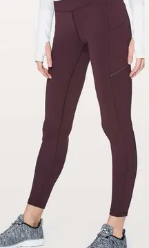 Lululemon Women’s Speed Up Tight Full-On Luxtreme 28" Running in Black Cherry 6