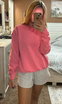 Pink sweatshirt 