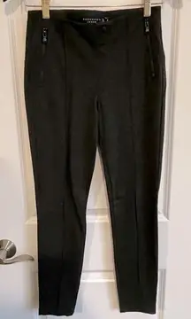 Boom Boom Jeans Charcoal‎ Gray Stretch Skinny Knit Pants Size Medium