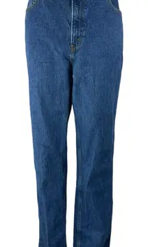 Abercrombie & Fitch 90's Straight Blue Ultra High Rise Denim Jeans Pants Size 8