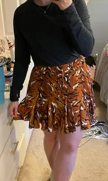 Buddy Love Tiger Print Skirt