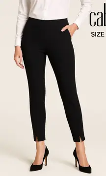 Cabi Pivot Pant Black Style 4512 Women's Size 10 | Slim Leg w/ Ankle Slit