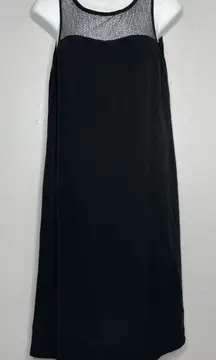 EILEEN FISHER Silk Dress Womens Size Small LBD Quiet Luxury Capsule Minimalist