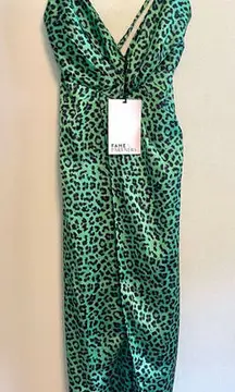New Fame & Partners The‎ Jami Dress | Leopard Mojito Size 4