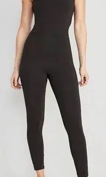 OLD NAVY | Active Powerchill Bodysuit Jumpsuit Go Dry Cami 7/8 Black Yoga | 2X