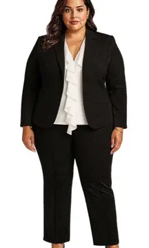 Eloquii‎ Black HighWaisted Side Pockets Pants Size 2XL business professional