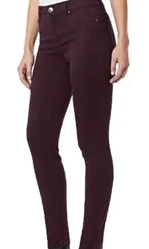 Maroon Skinny Stretchy Jeans