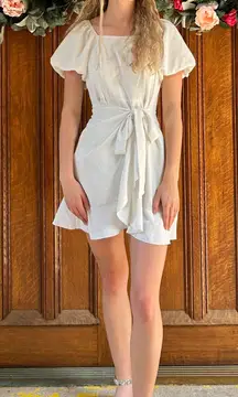 White Bridal Shower Dress