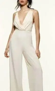 ZARA Crossover satin effect jumpsuit