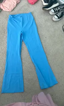 Blue Lululemon Leggings Align High-Rise flare 
