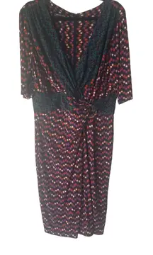 Jones New York Dress Women's Size 16 Career Office Midi Dress‎